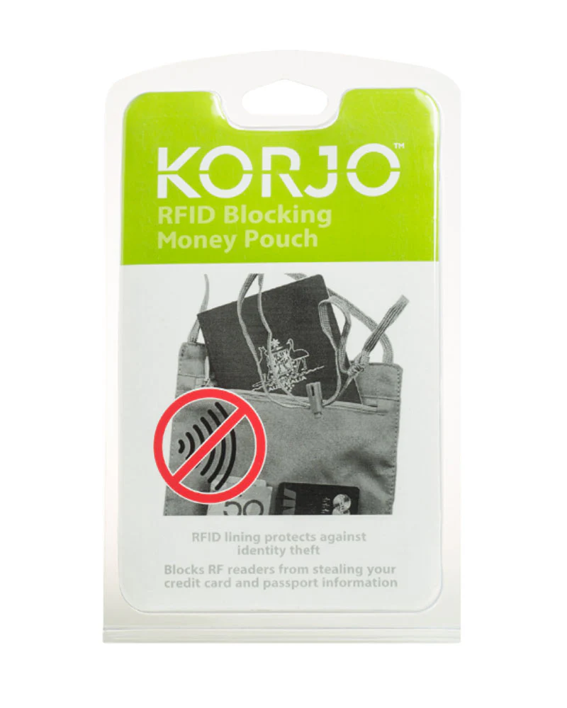 Korjo RFID Passport Wallet Travel Security Money Pouch - Travel Accessories - Image 3