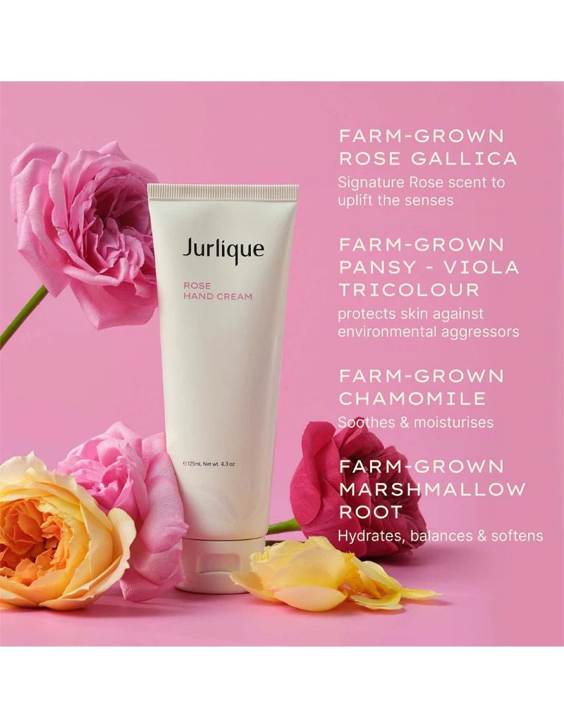 Rose Hand Cream 125ml - Image 2