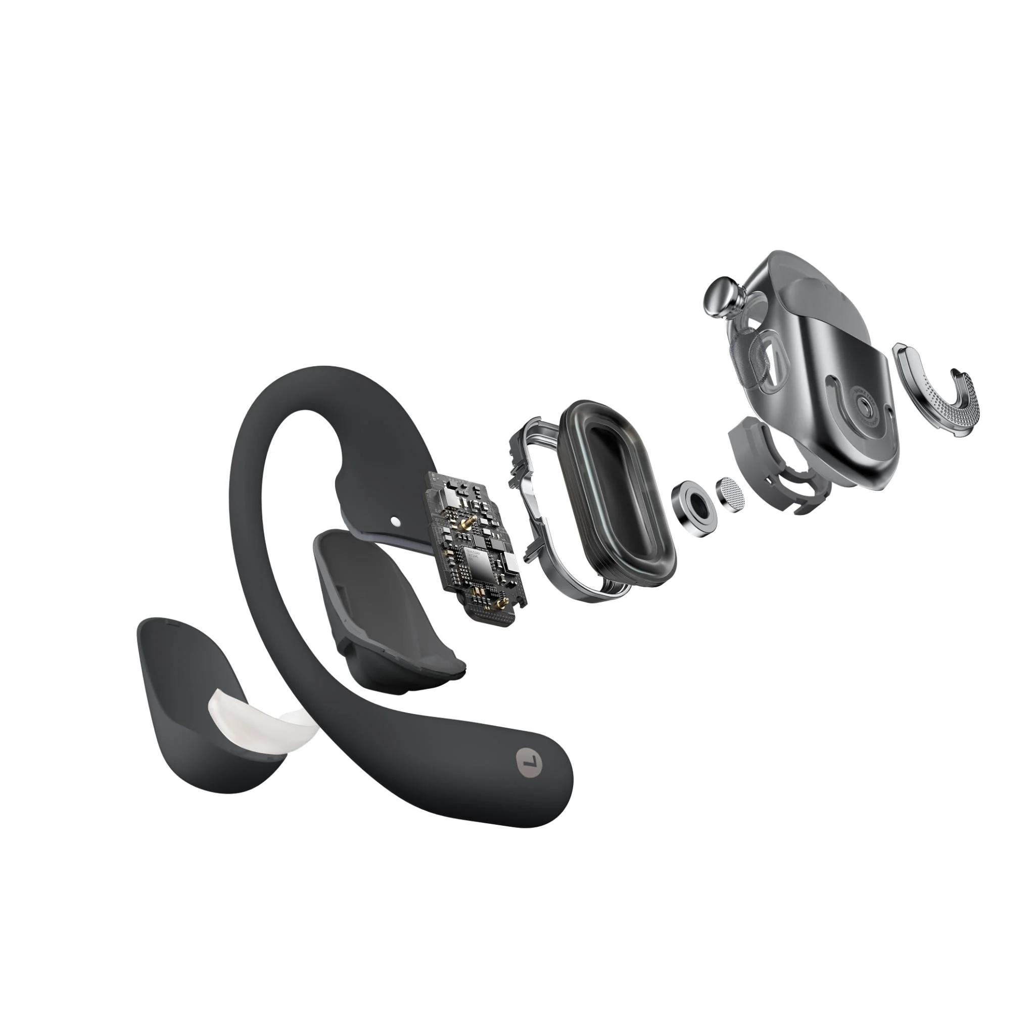 Shokz  OpenFit 2+ Open-Ear TWS Earbuds (Black) - Image 5