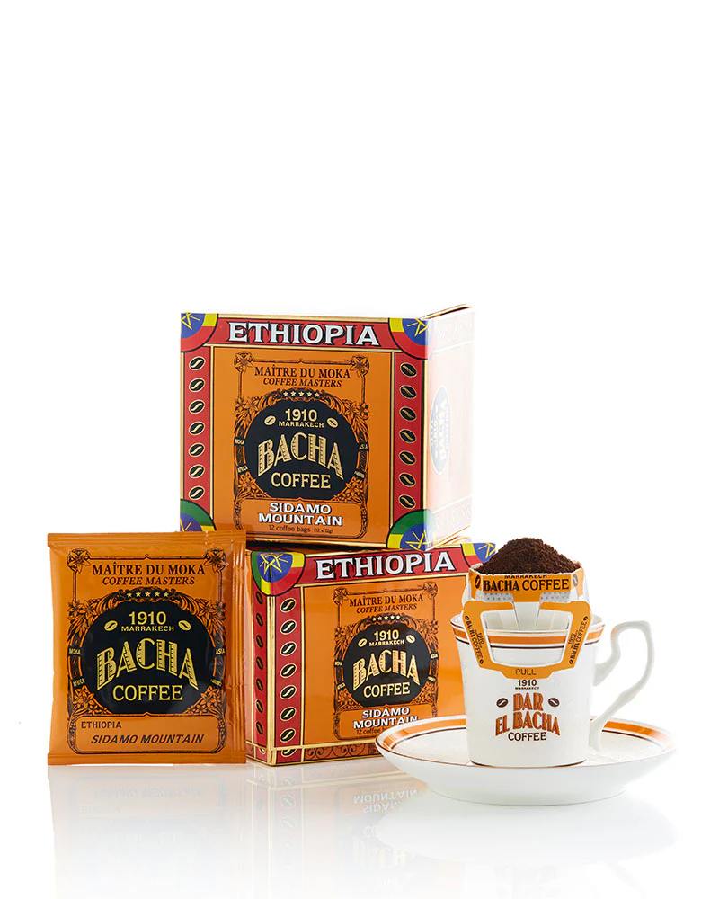 Bacha Coffee Sidamo Mountain Coffee Bag Gift Box (12 Bags) 144G