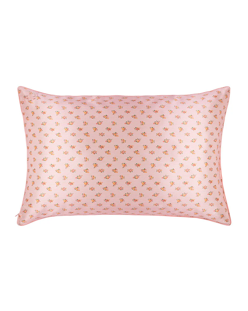 slip pure silk queen pillowcase - petal - Image 3