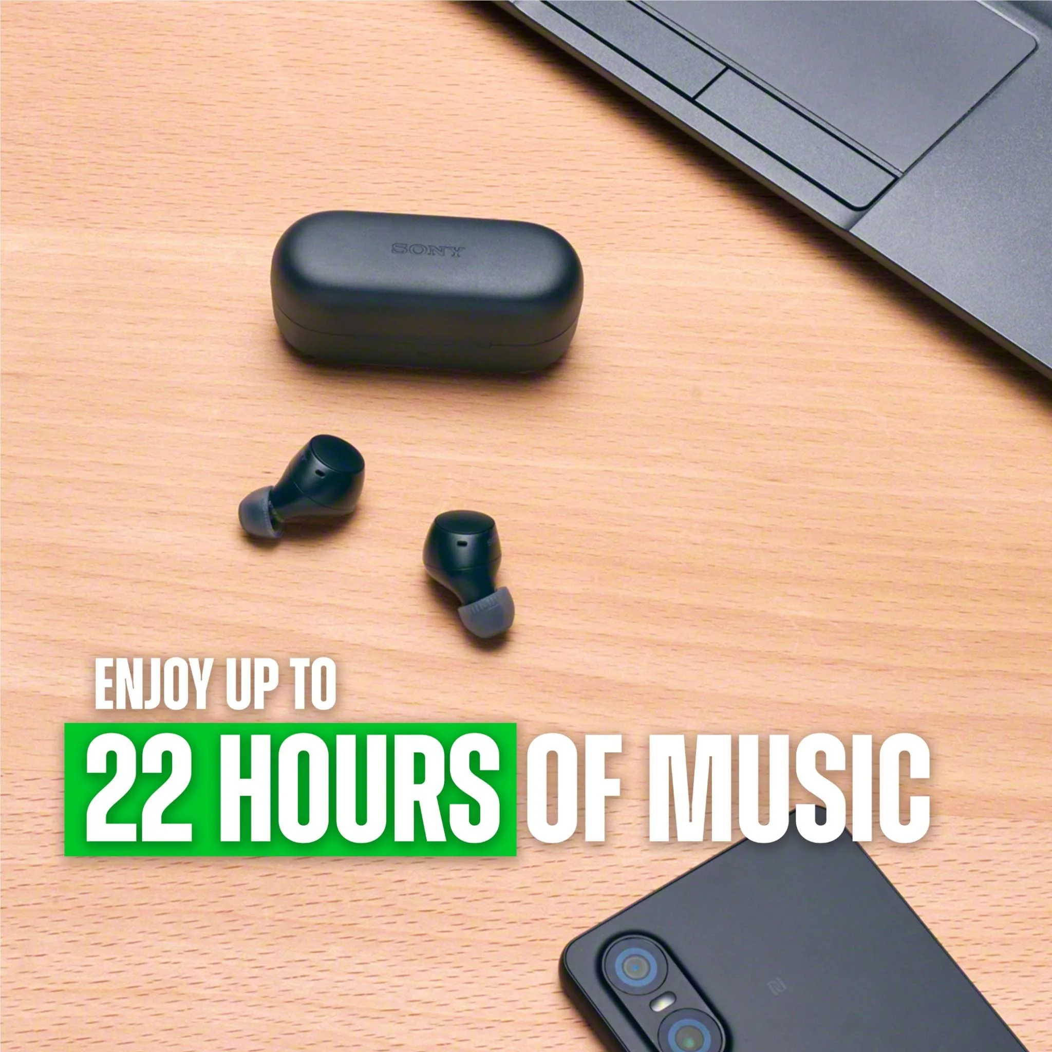 Sony WF-C510 Ultra Compact Truly Wireless In-Ear Headphones (Black) - Image 11