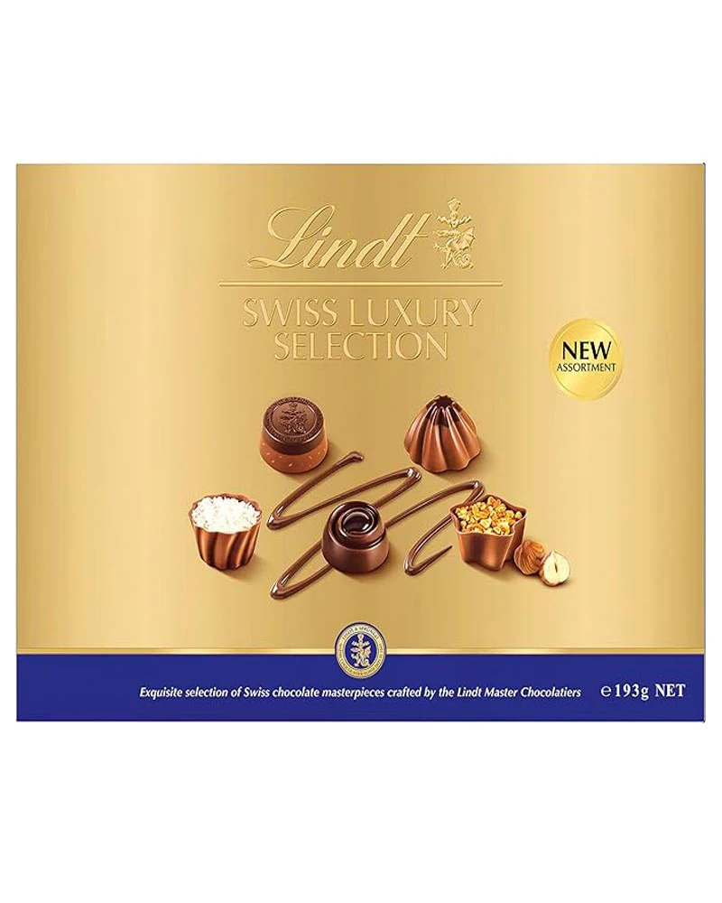 Lindt Swiss Masterpieces Luxury Selection Chocolate Box 193g - Image 2