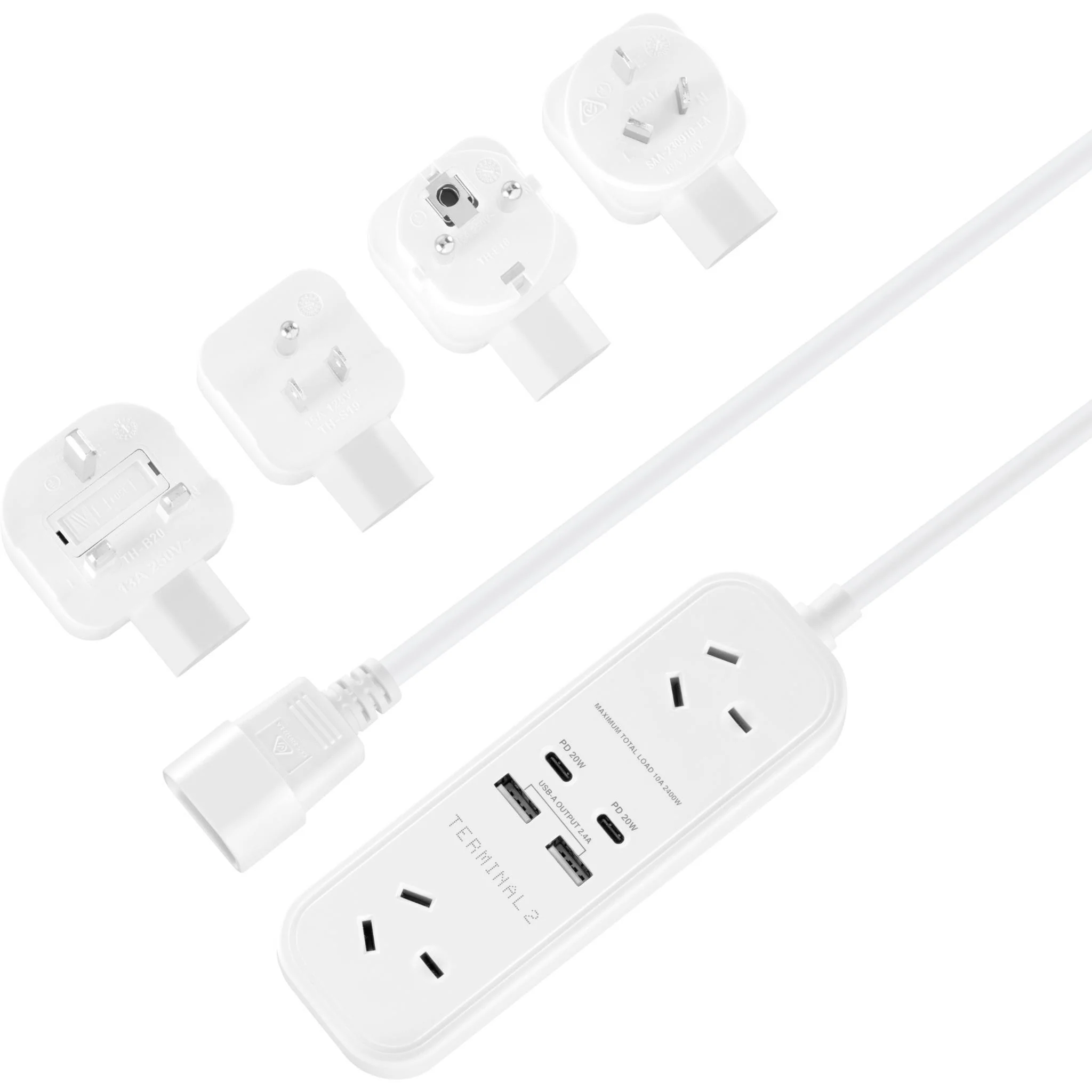 Terminal 2 Universal Portable Power Kit 4 USB PD 20W 1.5m