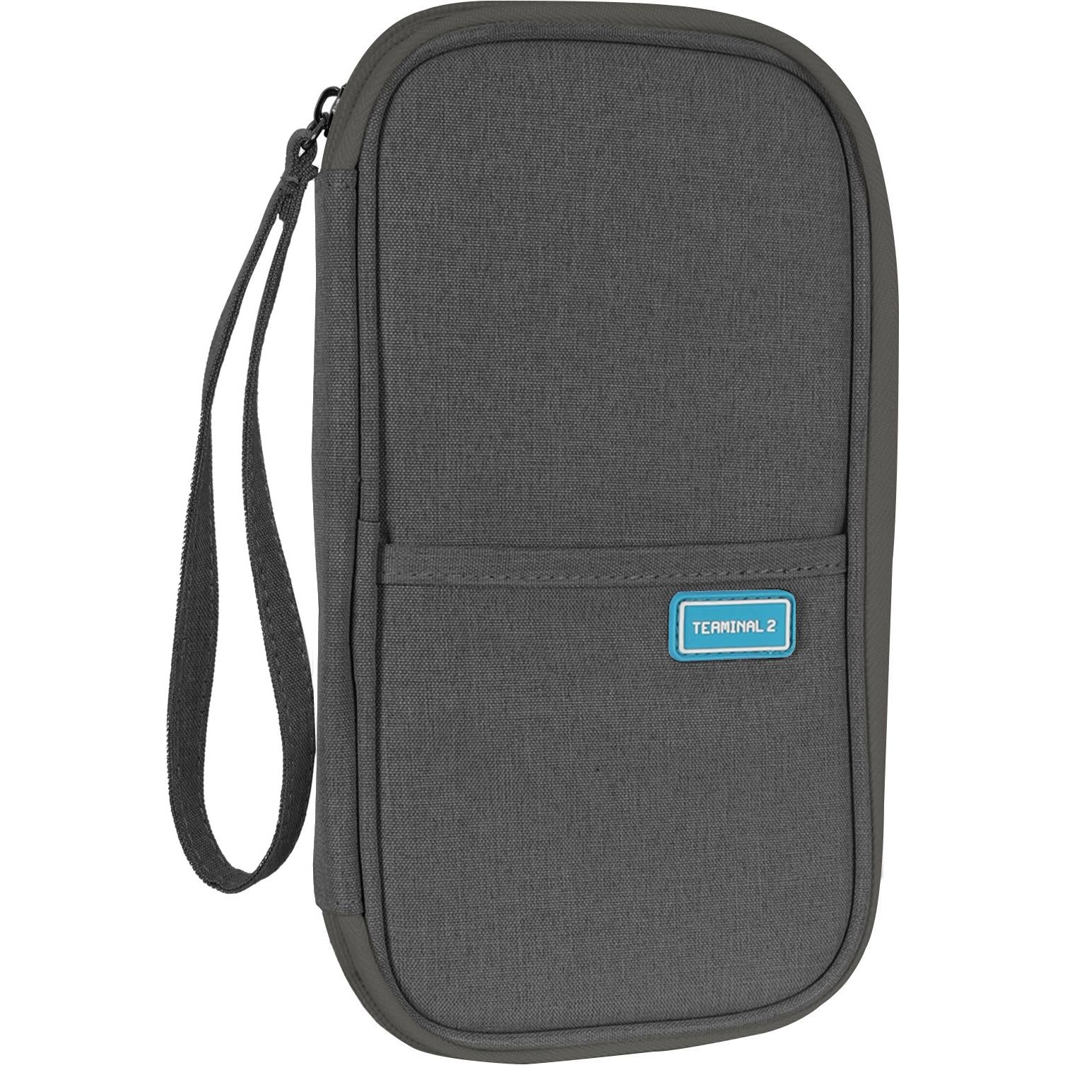 T2 Family RFID Passport Travel Wallet V2 (Grey) - Image 2