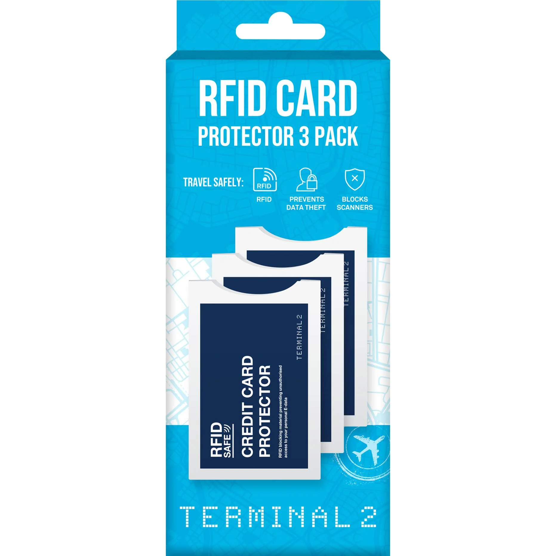Terminal 2 RFID Credit Card Protector V2 (3 Pack) - Image 2