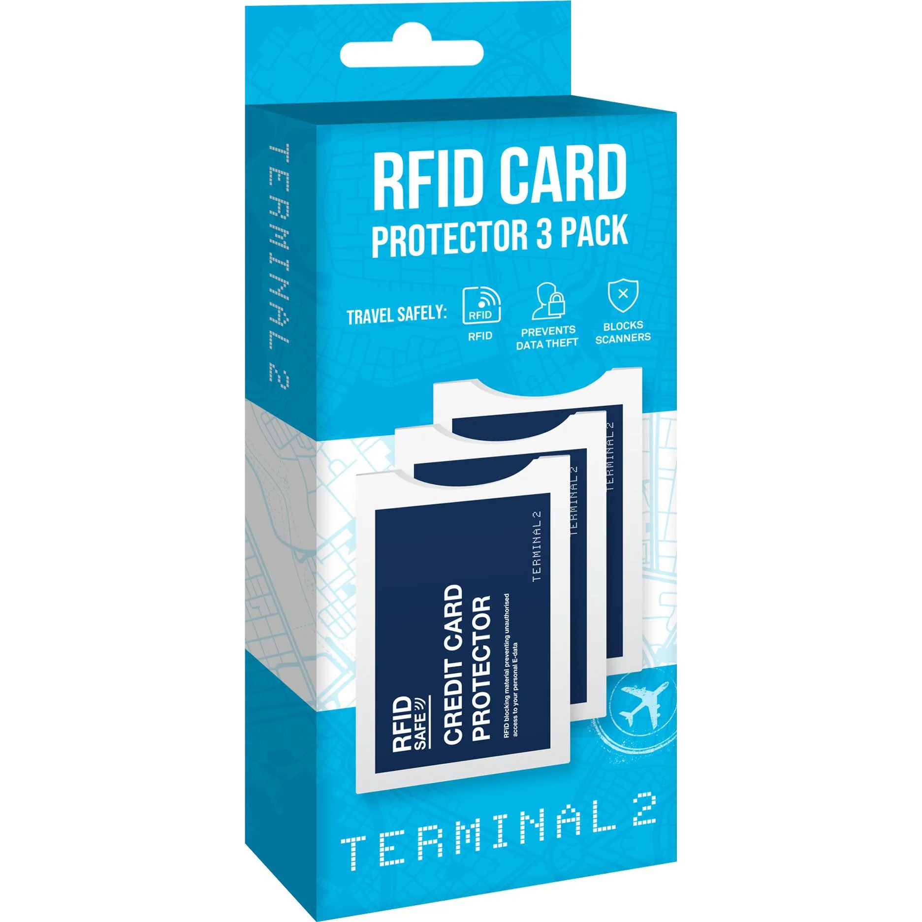 Terminal 2 RFID Credit Card Protector V2 (3 Pack) - Image 3
