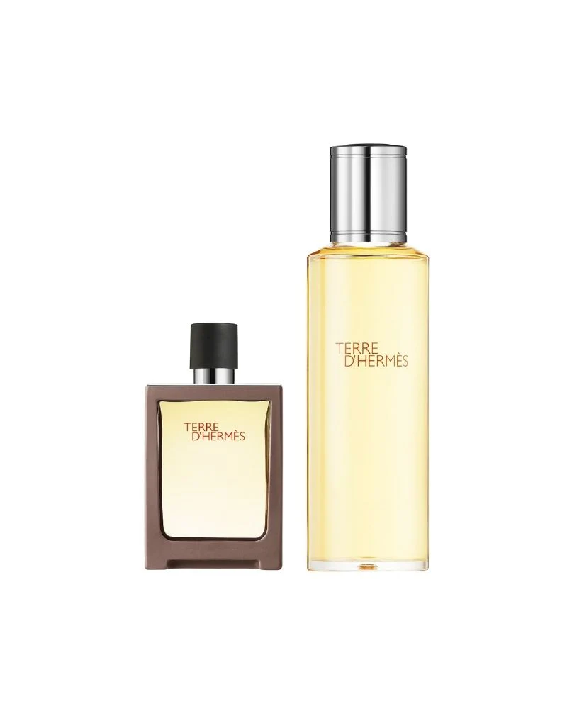 Terre d'Hermès Eau de Toilette Travel Spray 30ml and Refill 125ml - Image 2