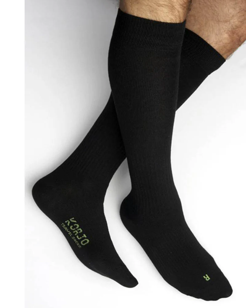 Korjo Travel One Pair Socks Large Black - Image 2