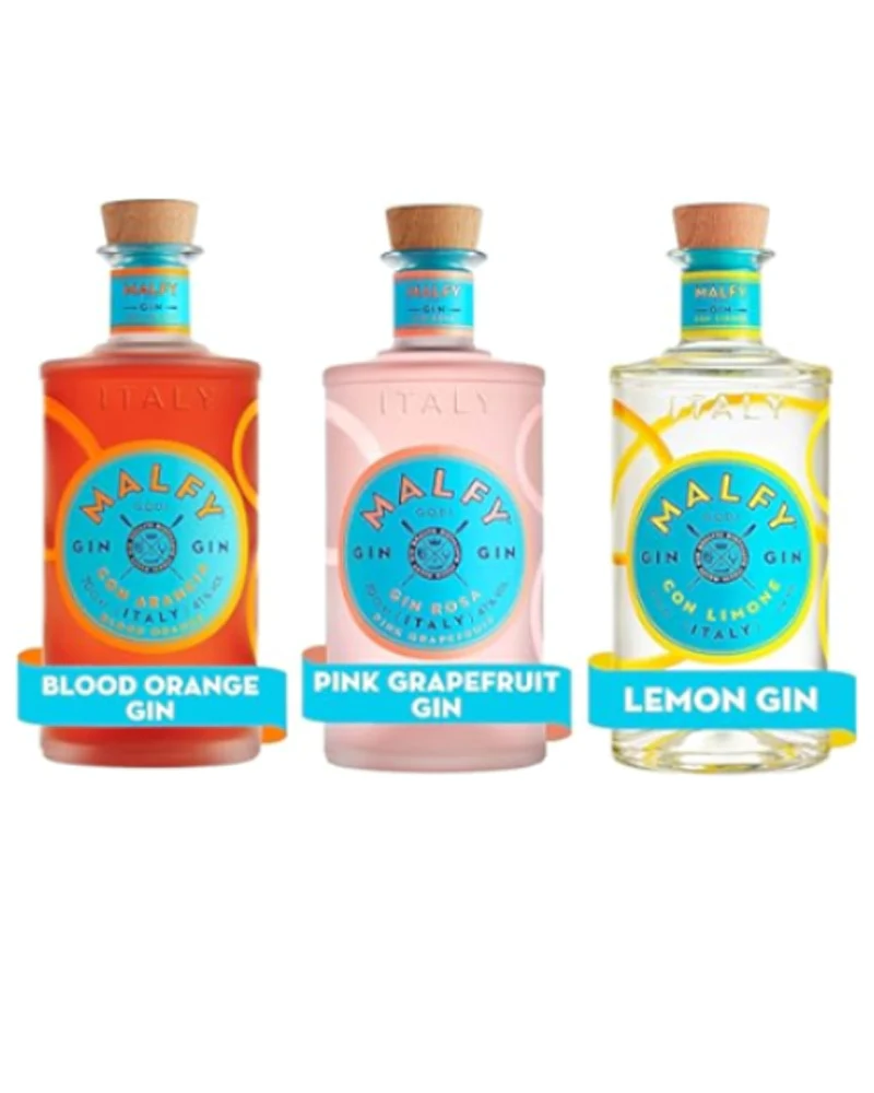 Malfy Premium Flavoured Gin Bundle Arancia Gin, Limone & Rosa Gin 3 X 700ML - Image 2