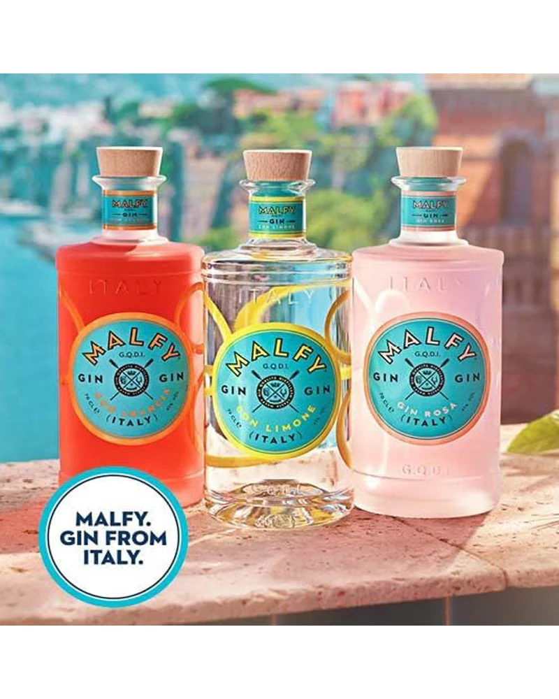 Malfy Premium Flavoured Gin Bundle Arancia Gin, Limone & Rosa Gin 3 X 700ML - Image 3
