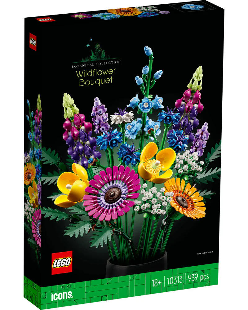 LEGO® Icons Wildflower Bouquet 10313 Building Set (939 Pieces) - Image 2