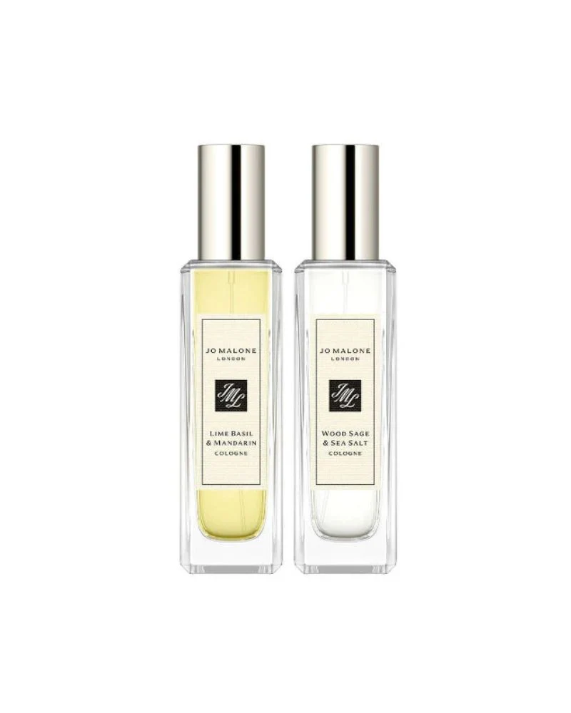 Wood Sage &amp; Sea Salt + Lime Basil &amp; Mandarin Duo Cologne 2x30ml