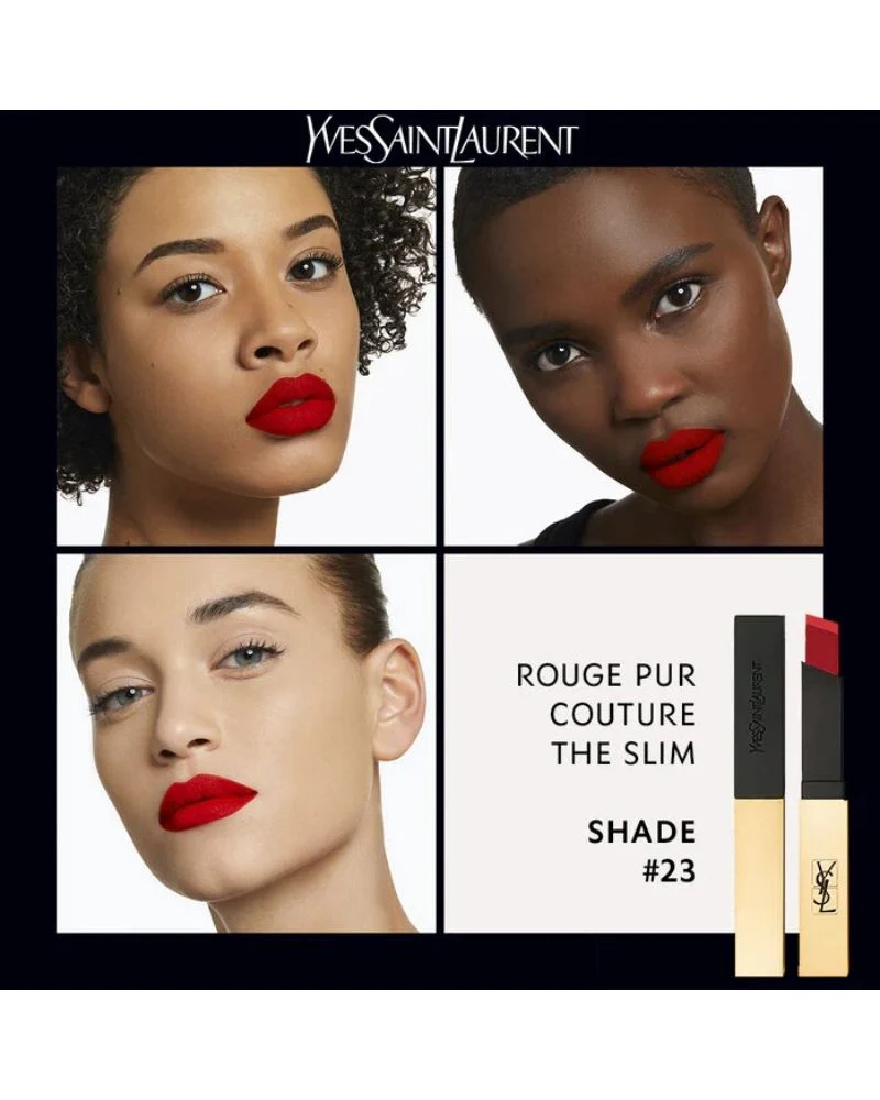 YSL the Slim Matte 23- Mystery Red - Image 2